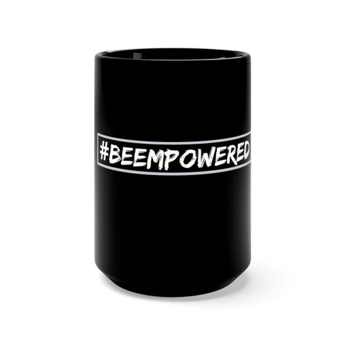 #BeEmpowered Black Mug 15oz